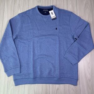 Izod Men's Della Robbia Blue Crewneck Sweatshirt